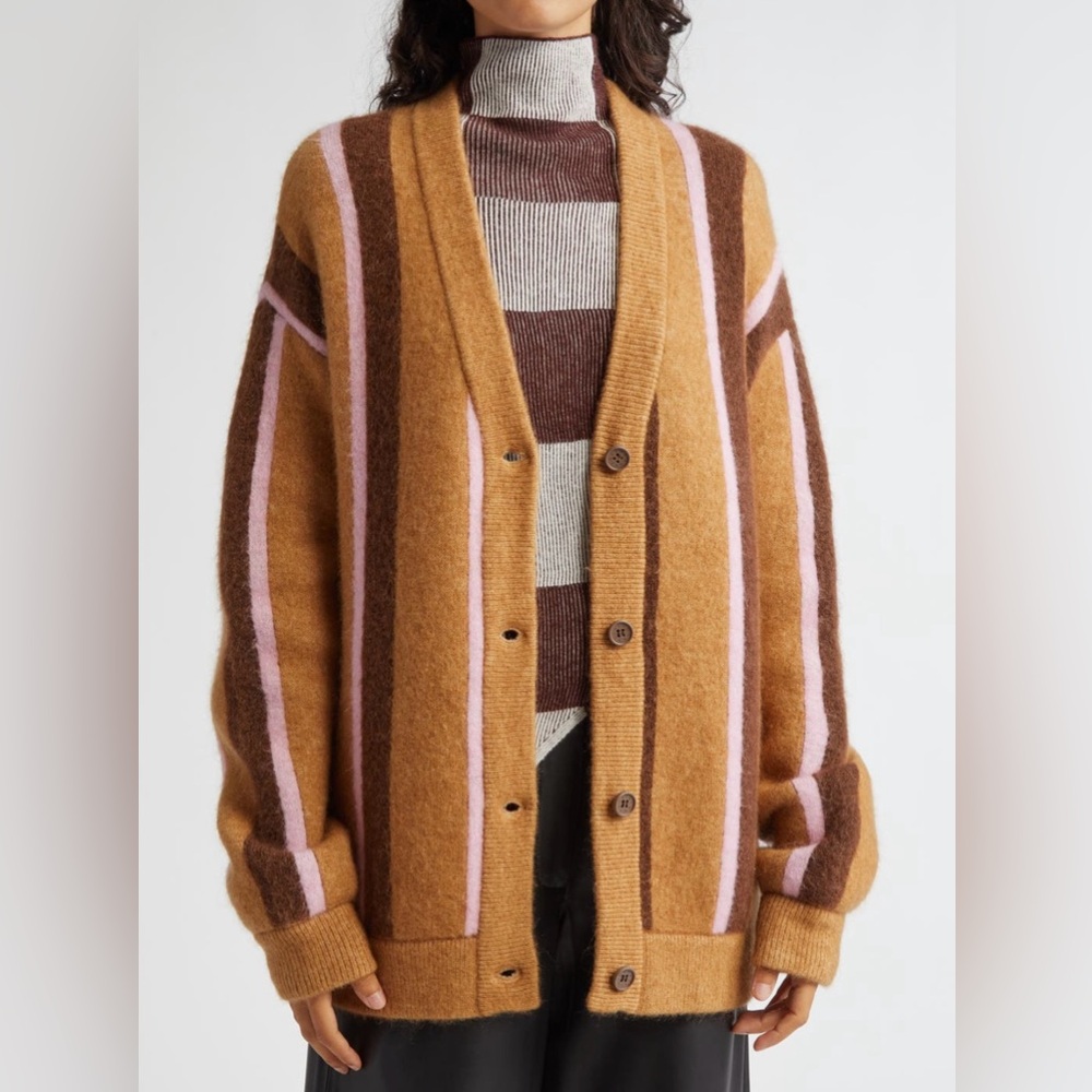 Stine Goya long sleeve striped cardigan